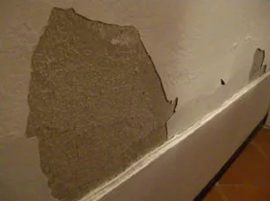 Paint peeling