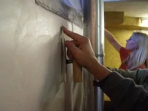 tadelakt parete stucco