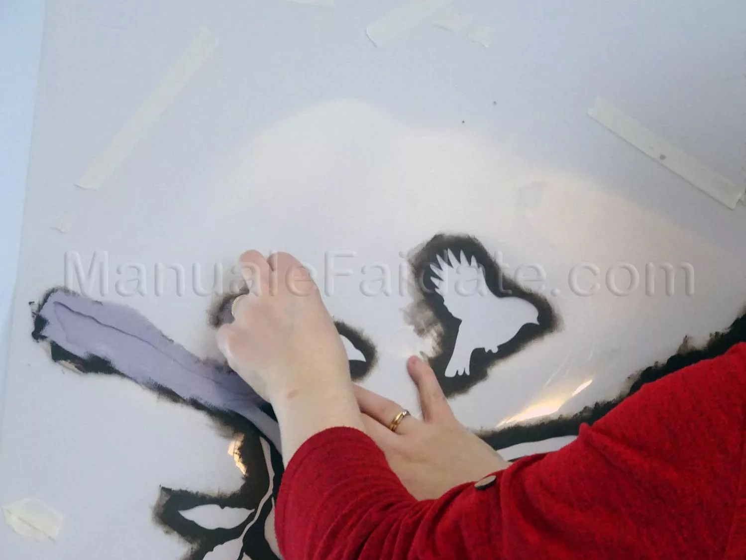 house painter wall stencil