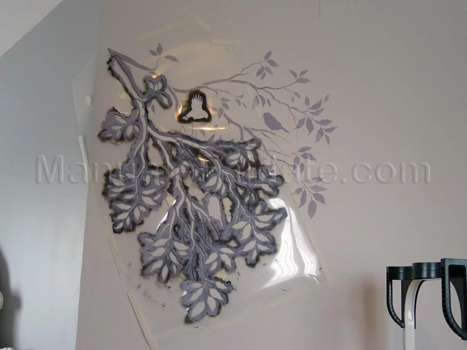 house painter wall stencil