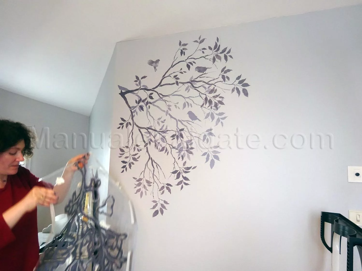 house painter wall stencil