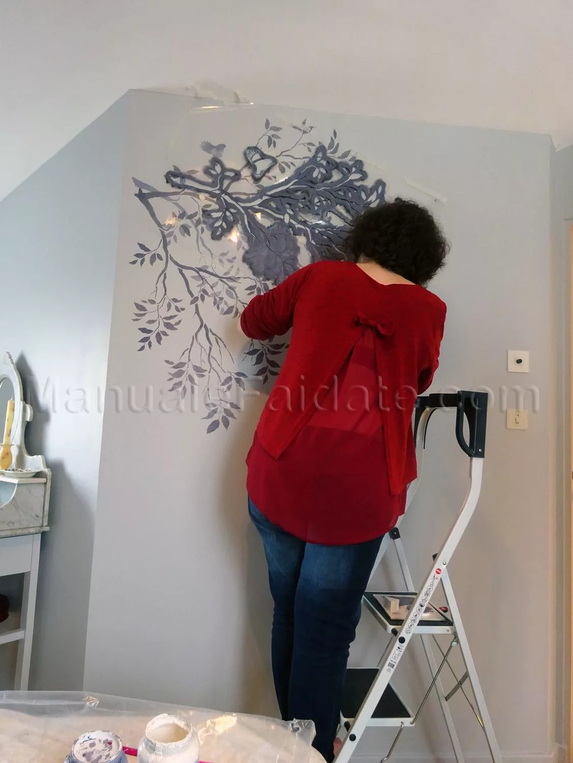 house painter wall stencil