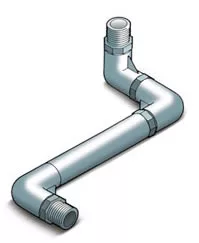 Metal pipes and fittings