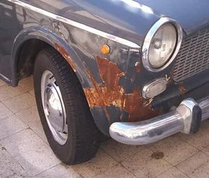 rust bodywork scratch