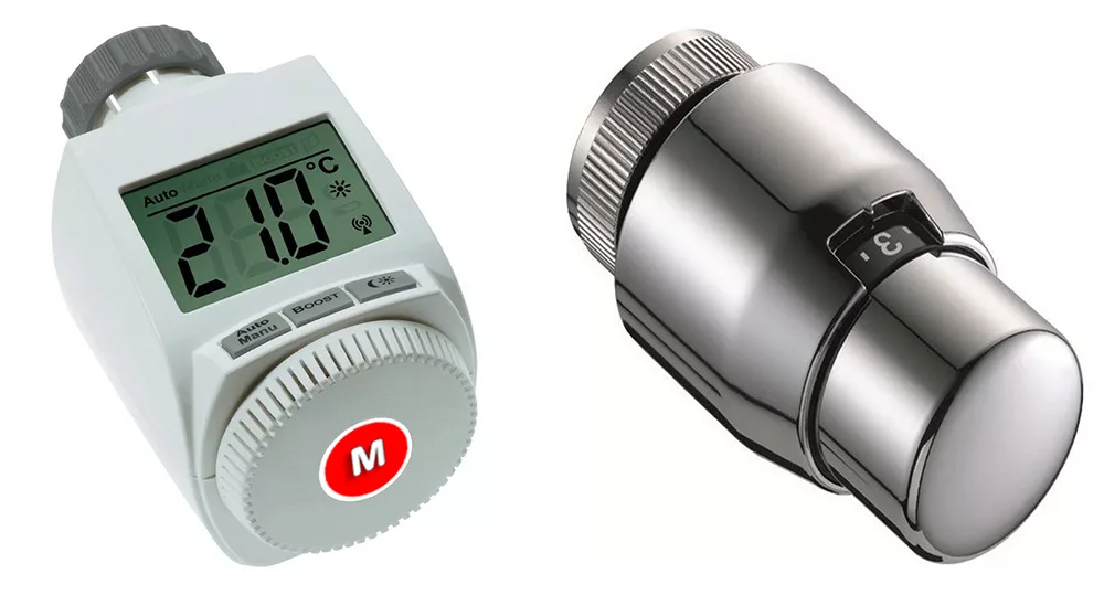thermostatic valves electronic mechanical heater
