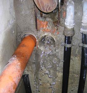 Water leaks or flooding