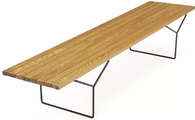 bertoia Slat bench bench