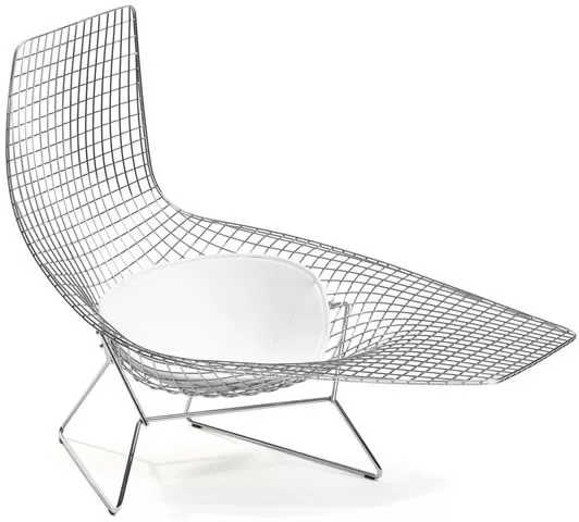 bertoia Asymmetric chaise
