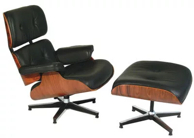 Ottoman Charles Eames armchair