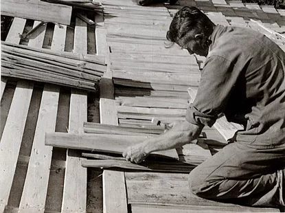 larch wood shingles