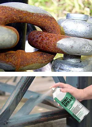zinc spray