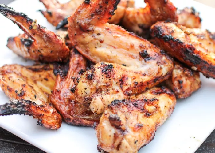 Grilled chicken wings