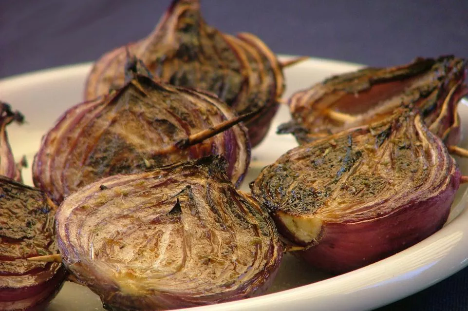 Grilled onions
