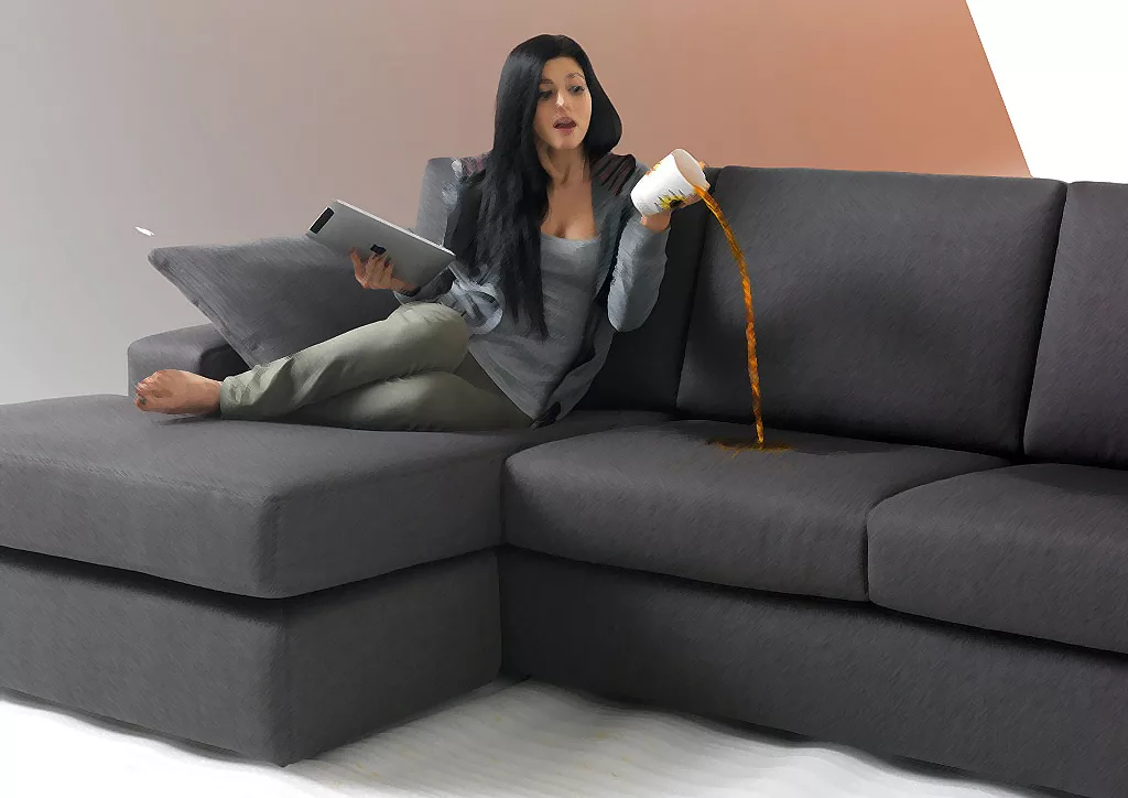 How to clean a fabric sofa