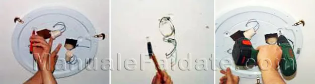 Install a ceiling lamp